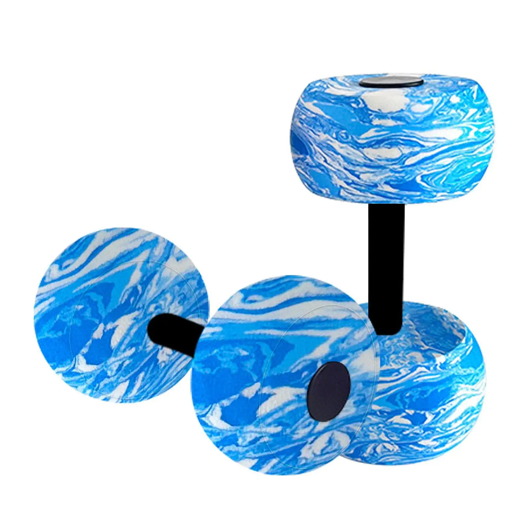 Aquatic Exercise Floating Dumbbell Pool Aquatic Water Sports Aerobic Resistance Fitness for Men and Women, Lightweight EVA