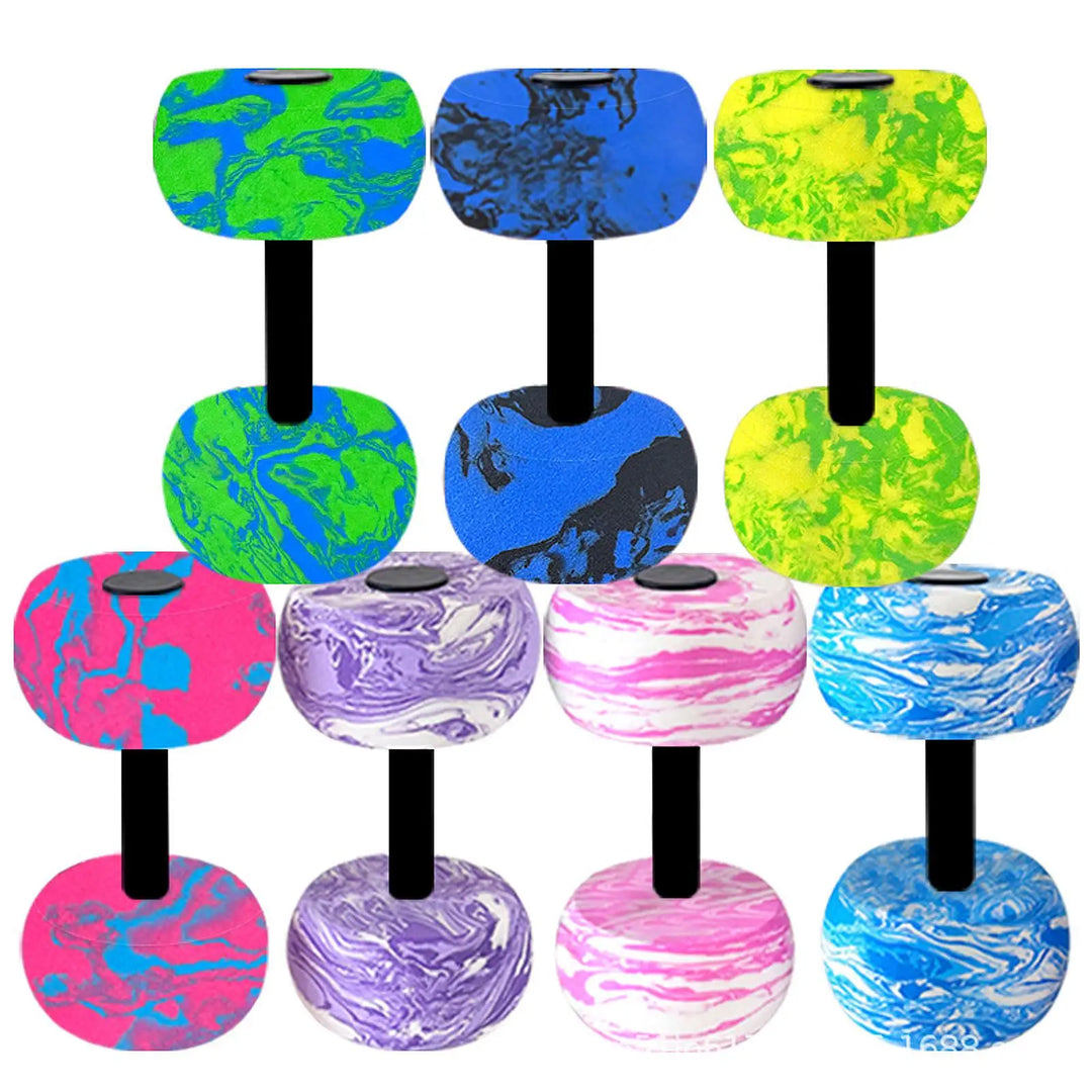 Aquatic Exercise Floating Dumbbell Pool Aquatic Water Sports Aerobic Resistance Fitness for Men and Women, Lightweight EVA