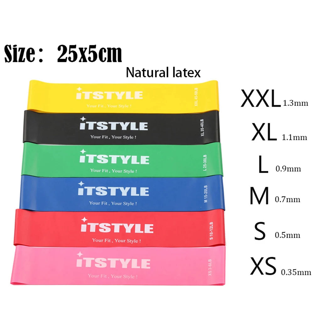 Resistance Bands natural Latex& TPE Gym Strength Training  Fitness Equipment Expander Yoga Rubber band