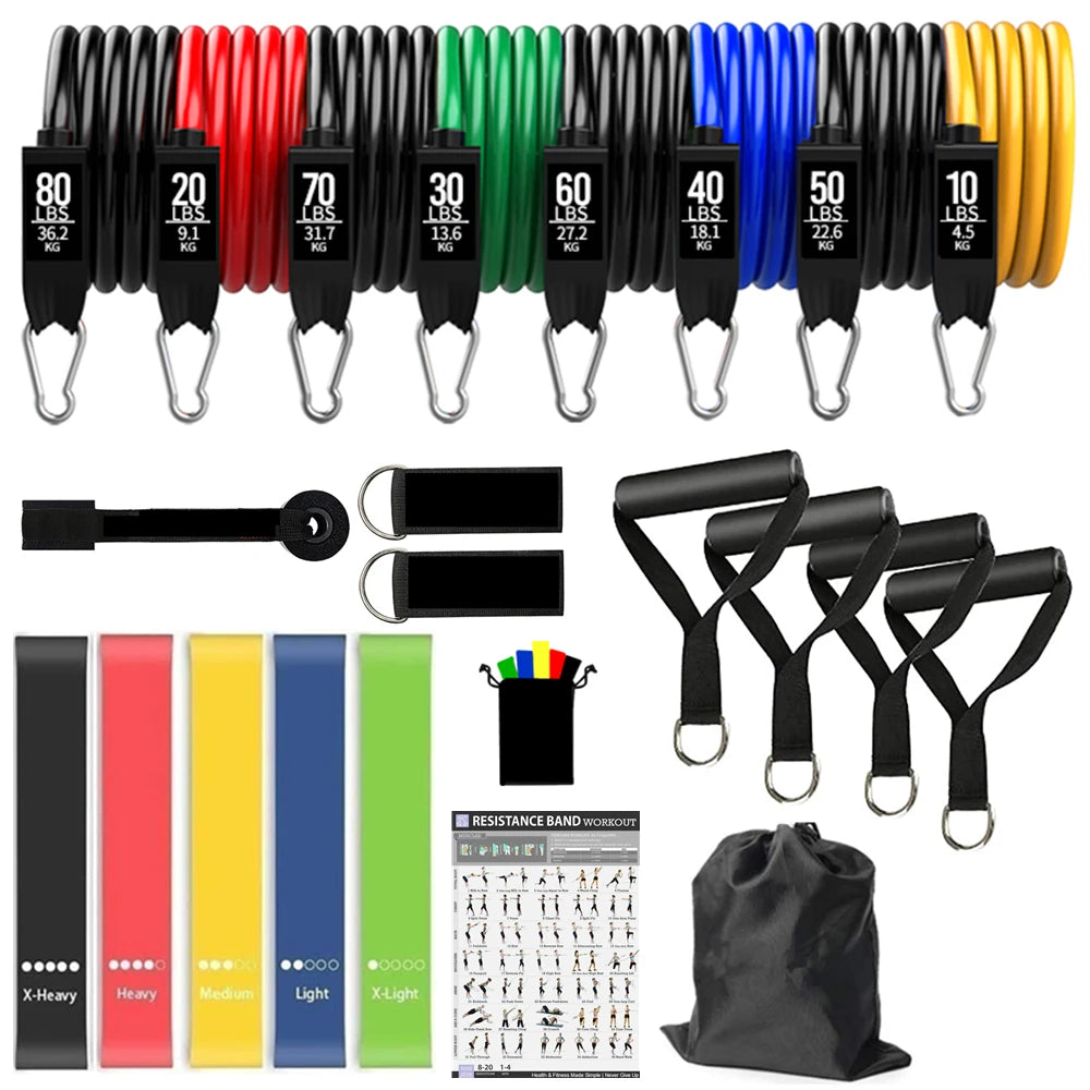 Workout Bar Fitness Resistance Bands