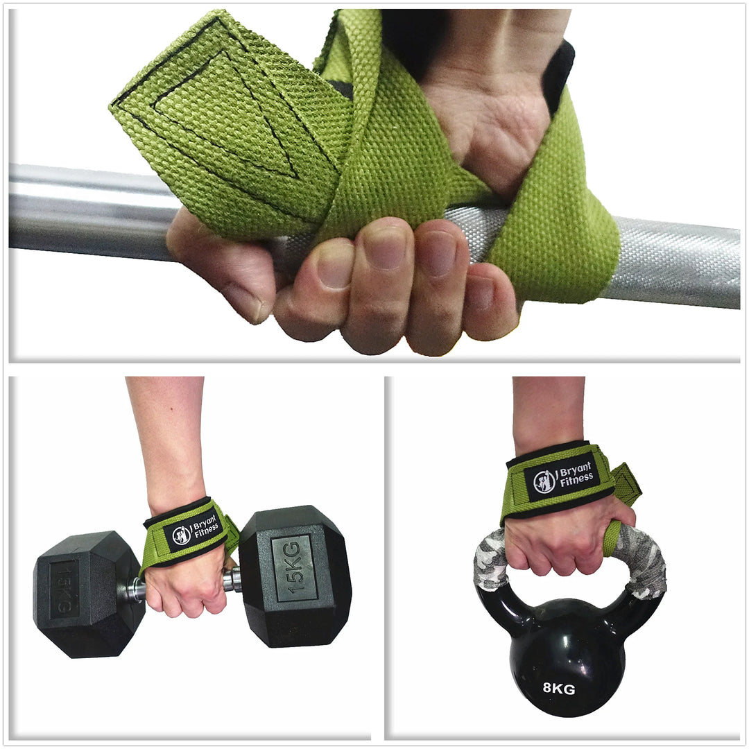 1 Pair Gym Lifting Straps Fitness Gloves Anti-slip Hand Wraps Wrist Straps Support For Weight Lifting Powerlifting Training