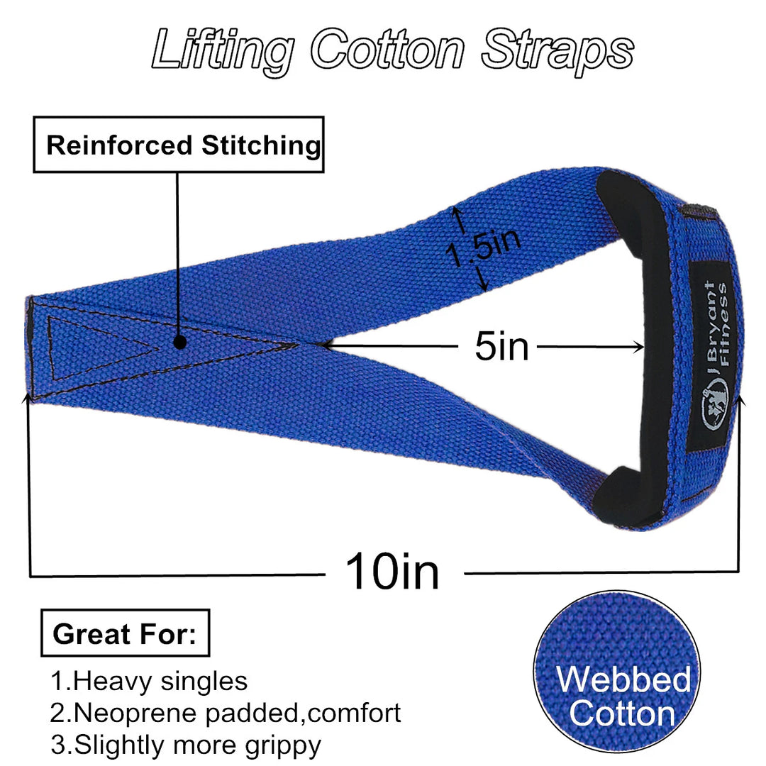 1 Pair Gym Lifting Straps Fitness Gloves Anti-slip Hand Wraps Wrist Straps Support For Weight Lifting Powerlifting Training