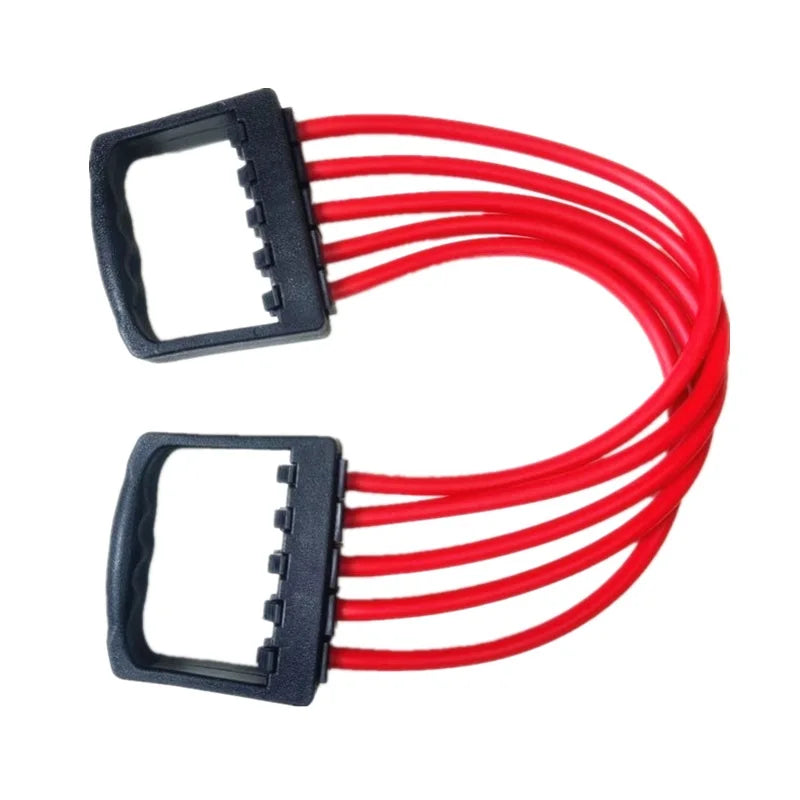 Full Body Workout Set Chest Expander with 5 Removable Resistance Bands