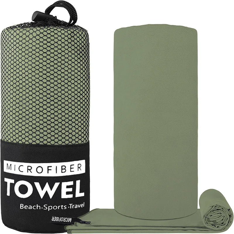 Microfiber Towel 1PC-Quick Dry Super Absorbent&Ultralight for Gym,Swim,Yoga Beach,Camping-Portable Fitness&Pool Accessories
