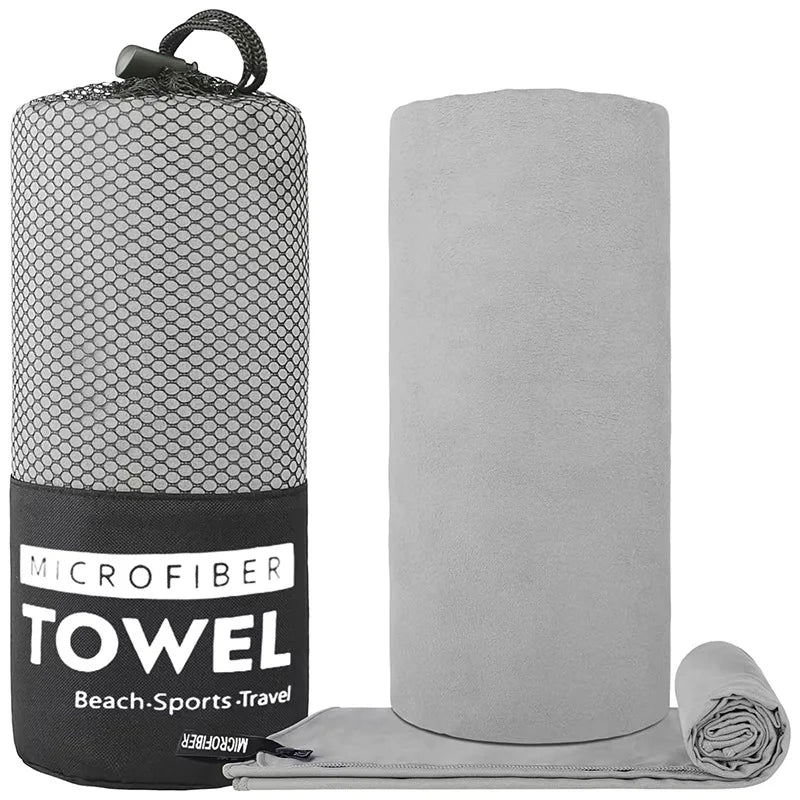 Microfiber Towel 1PC-Quick Dry Super Absorbent&Ultralight for Gym,Swim,Yoga Beach,Camping-Portable Fitness&Pool Accessories