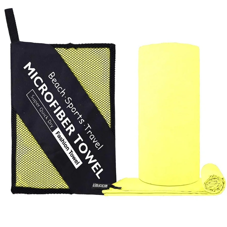 Microfiber Fitness Towel Bath Towel Set Sweat Absorbent Sports Towel  Yoga Towel Fitness Towel Gym Towel  Suitable for Travel