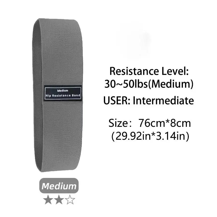 Fabric Resistance Hip Booty Bands Glute Thigh Elastic Workout