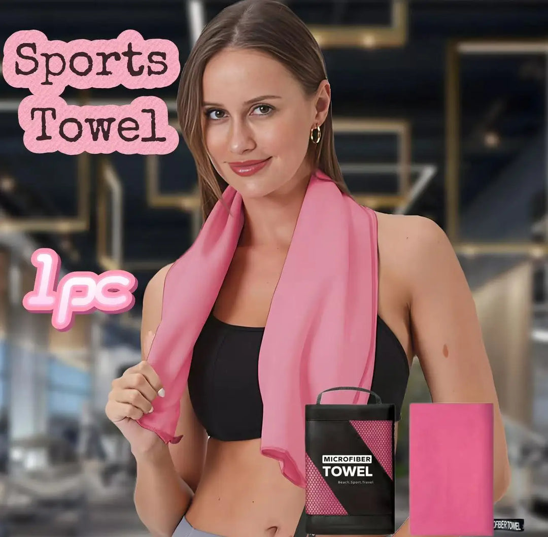 1 Piece Outdoor Sports and Fitness Quick Dry Towel / Sweat Absorbent Quick Dry Towel / Outdoor Hiking Towel / Yoga，Fitness Towel