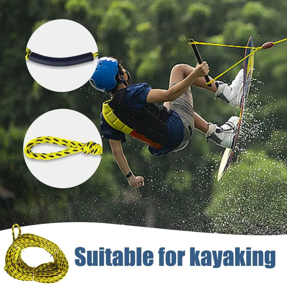 Boat Rope Professional Safe Floating Rope Boat Dock Lines For Boating Skiing Wakeboarding Kneeboarding Watersports Fitness
