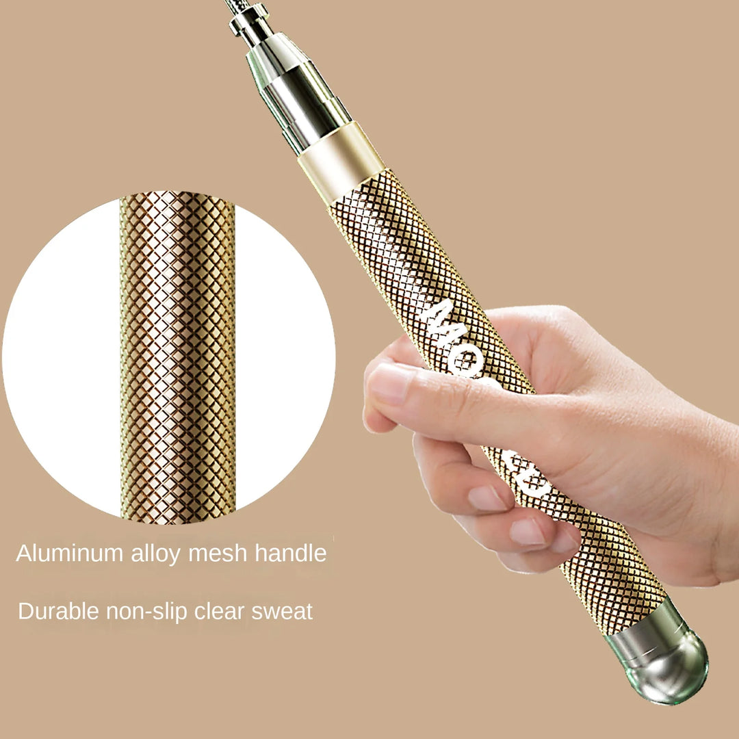 Aluminum Alloy Skipping Rope, Double Bearing Design, Adjustable Rope Length, Aerobic Fitness Equipment, Home Exercise General