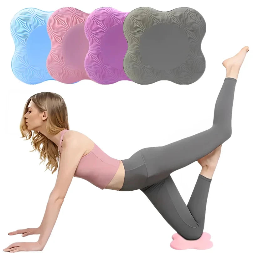 TPE Thickened Anti Slip Yoga Kneeling Protective Pad Knee Soft Flat Support Rebound Non-Slip Sports Fitness Mat Shock Absorption