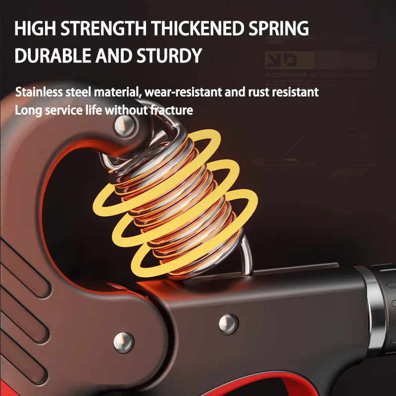 OUZEY news 5-100kg Grip Strength Gym Wrist Expander Hand Strengthener Adjustable Muscle Recovery Fitness Hand Strength Exercise