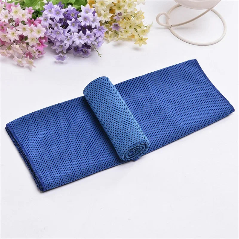 Cooling Towel Instant Relief Microfiber Cool Towels Chilling Neck Wrap for Sports Fitness Camping Cycling Hiking Unisex