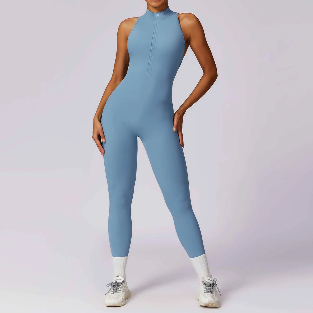 V Back One-piece Suit Women Sports