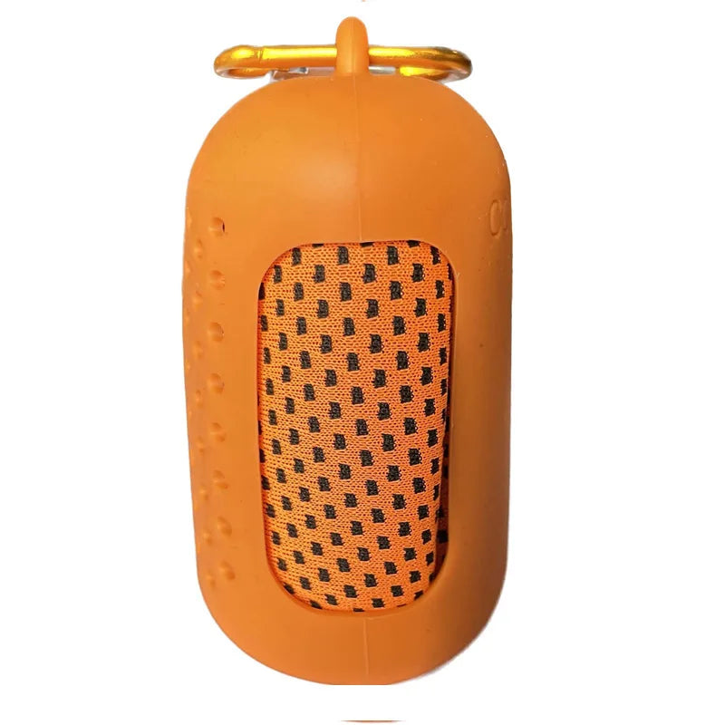 Portable Mini Silicone Set Cold Towel Outdoor Cooling Towel Heat Dissipation Sweat Absorption Quick-drying Fitness Hair