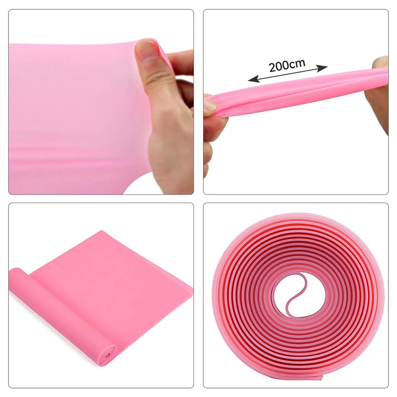 Yoga Pilates Elastic Resistance Band Fitness Training