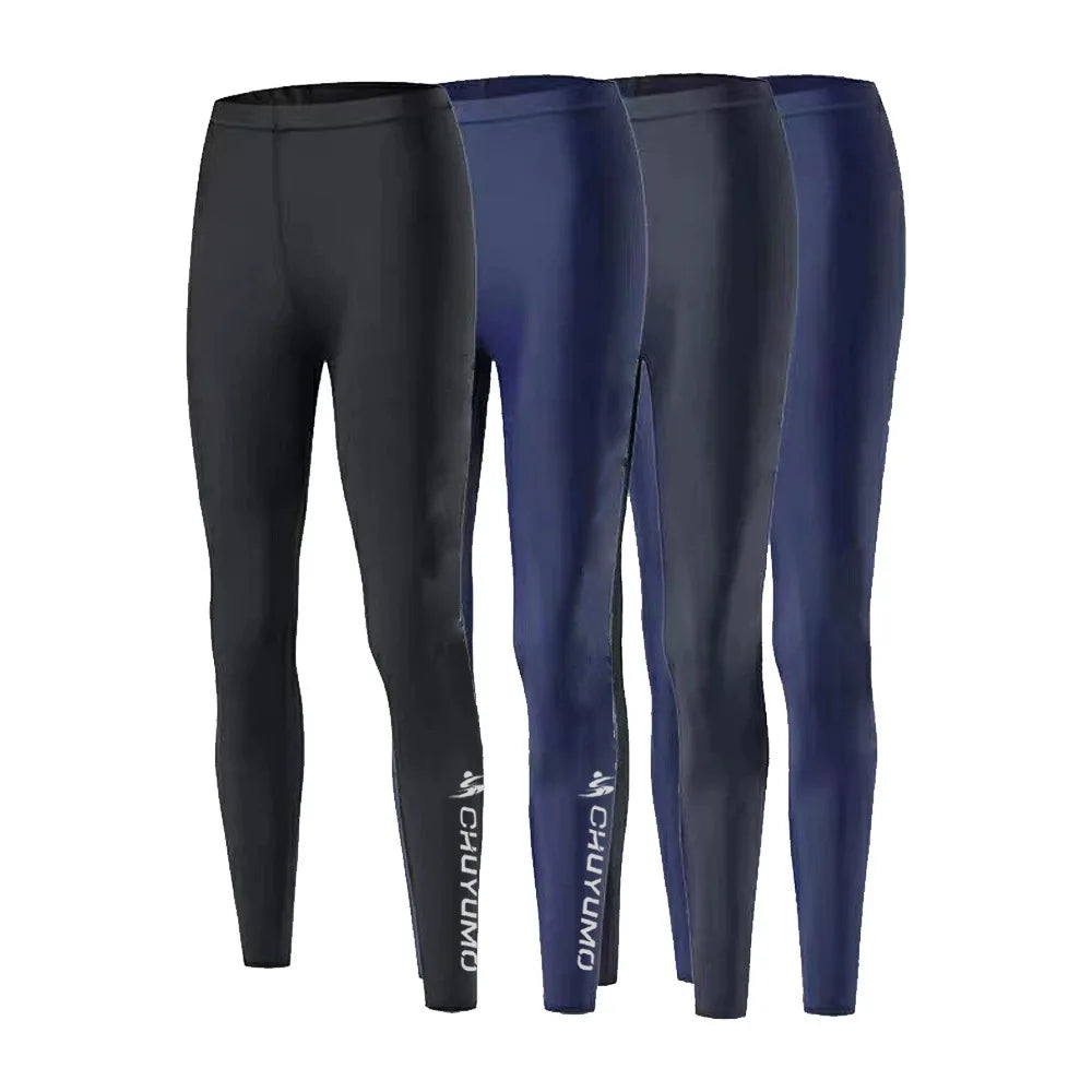 Men's Outdoor Water Sports Surfing Beach Swim Pants Sun Protection Anti-Jellyfish Diving RashGuard Fitness Bathing Legging Pants