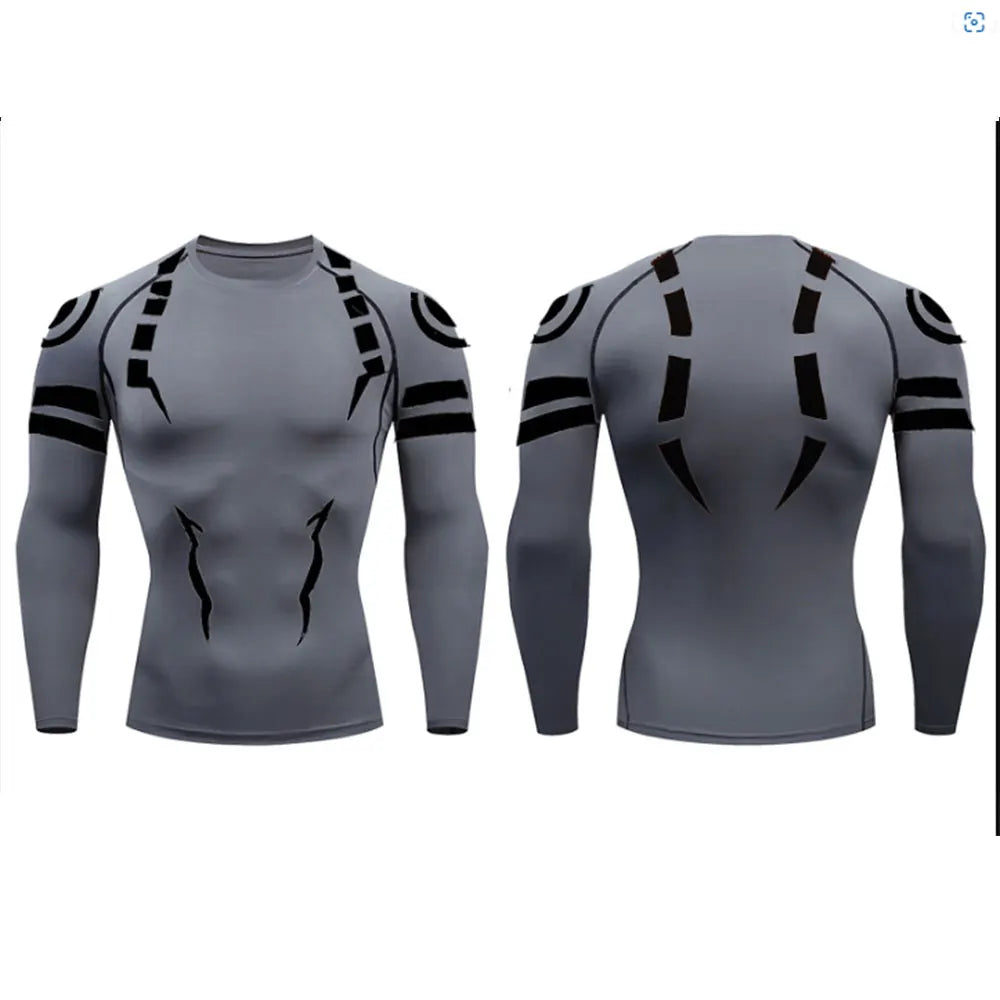 Anime Jujutsu Kaisen Compression Set Fitness Suit