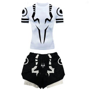 Anime Jujutsu Kaisen Compression Set Fitness Suit