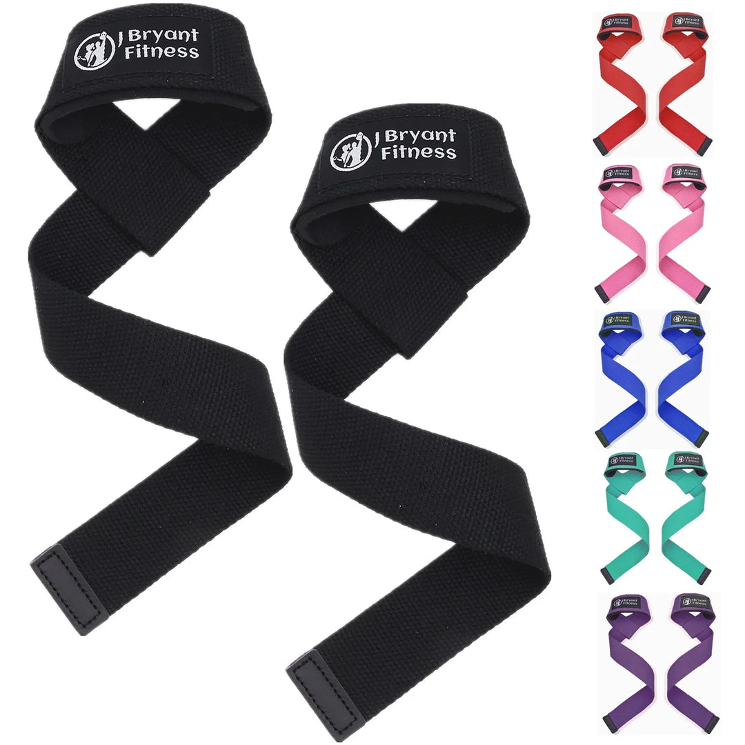 1 Pair Gym Lifting Straps Fitness Gloves Anti-slip Hand Wraps Wrist Straps Support For Weight Lifting Powerlifting Training