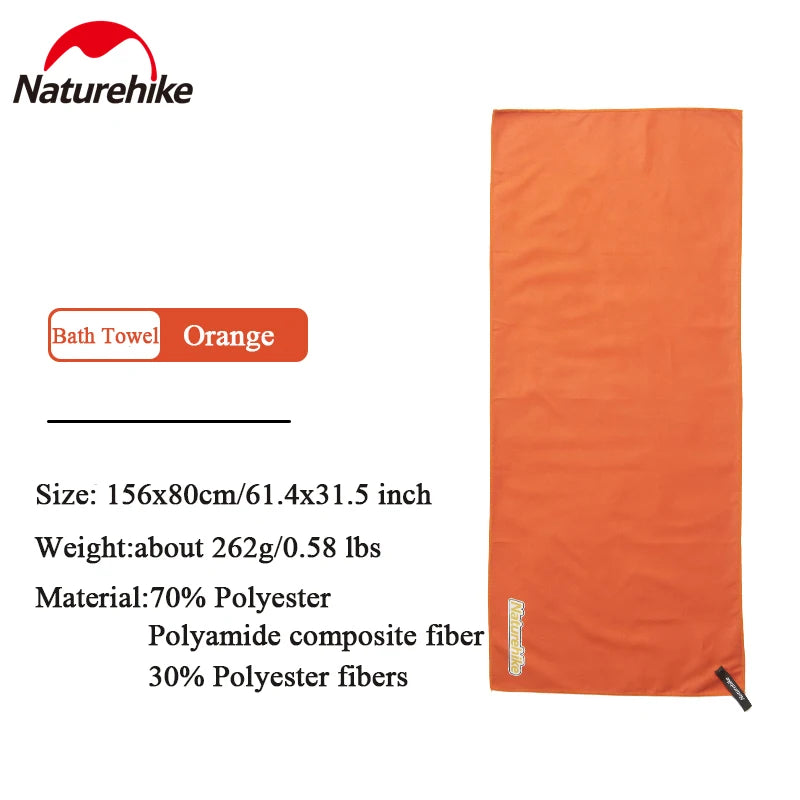 Naturehike Beach Towel Antibacterial Quick Dry Towel Fitness Swim Towel Lightweight Outdoor Hiking Towel Camping Travel Towel