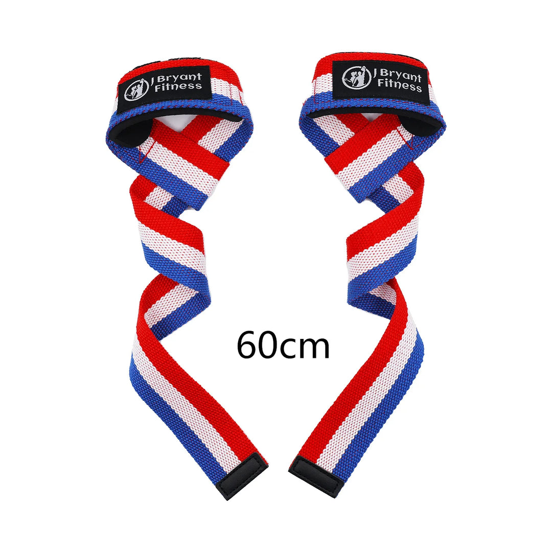 1 Pair Gym Lifting Straps Fitness Gloves Anti-slip Hand Wraps Wrist Straps Support For Weight Lifting Powerlifting Training