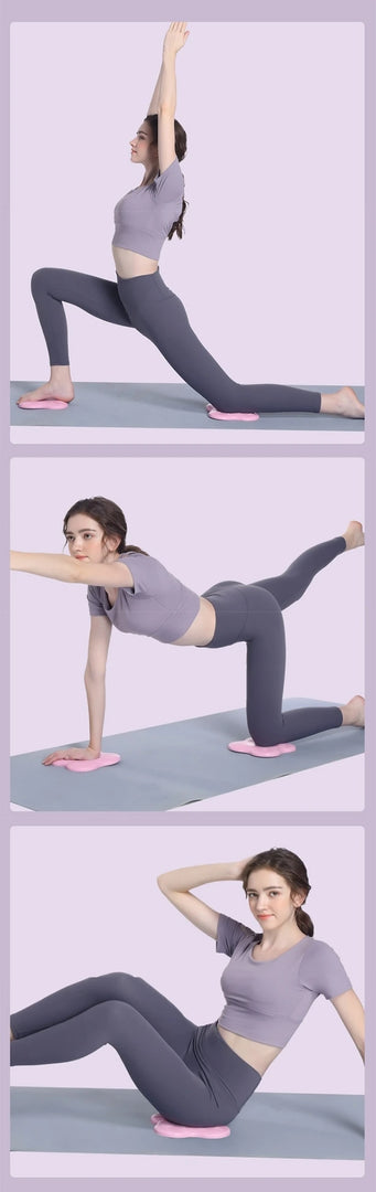 TPE Thickened Anti Slip Yoga Kneeling Protective Pad Knee Soft Flat Support Rebound Non-Slip Sports Fitness Mat Shock Absorption