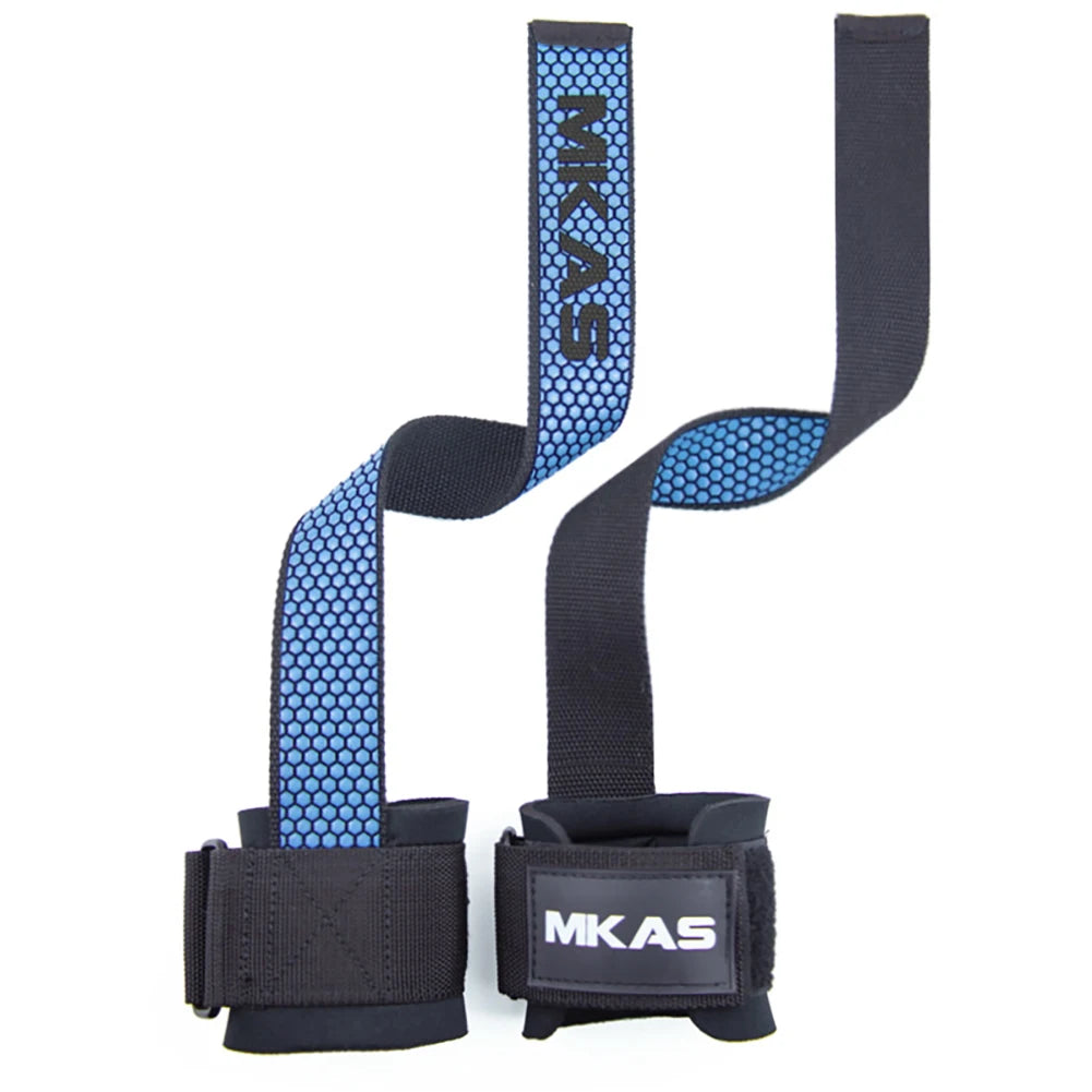 Weight Lifting Wrist Straps Fitness Bodybuilding Training Gym Lifting Straps with Non Slip Flex Gel Grip