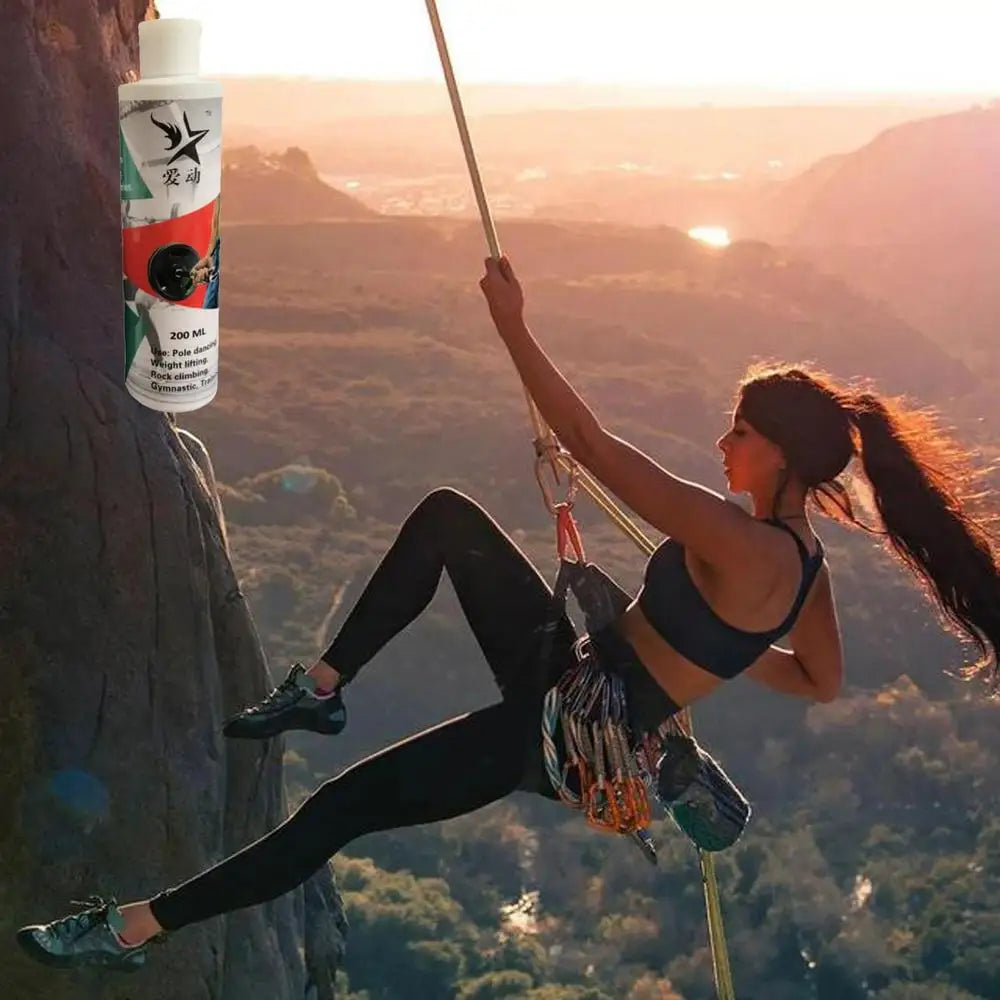 200ML LiquidChalk Anti-slip Magnesium Powder For Weightlifting Rock Powder Gym Fitness Supplies Climbing Lifting Workout