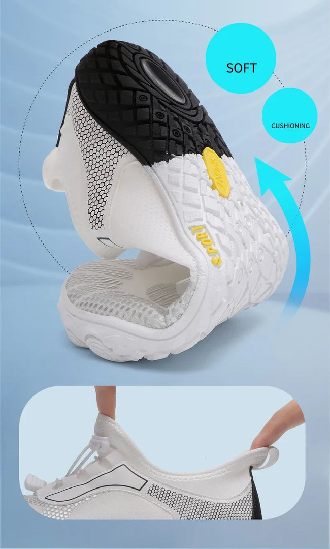 Men Breathable Swimming Diving Water Shoes Women Aqua Beach Shoes Fitness Sea Barefoot Summer Outdoor Wading Shoes Plus Size 48