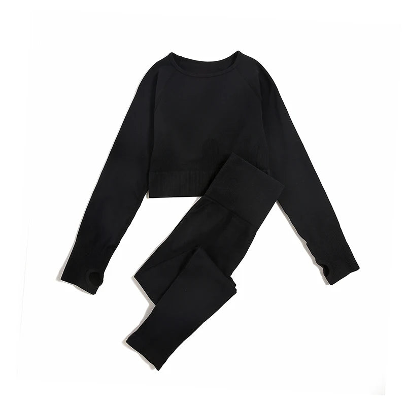 2/3/4pcs Seamless Yoga Set Gym Clothes Sportswear