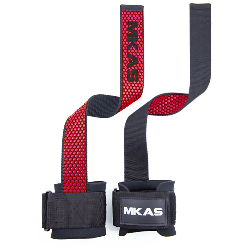 Weight Lifting Wrist Straps Fitness Bodybuilding Training Gym Lifting Straps with Non Slip Flex Gel Grip