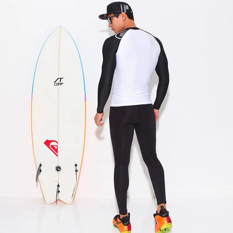 Men's Outdoor Water Sports Surfing Beach Swim Pants Sun Protection Anti-Jellyfish Diving RashGuard Fitness Bathing Legging Pants