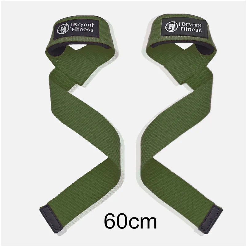 1 Pair Gym Lifting Straps Fitness Gloves Anti-slip Hand Wraps Wrist Straps Support For Weight Lifting Powerlifting Training