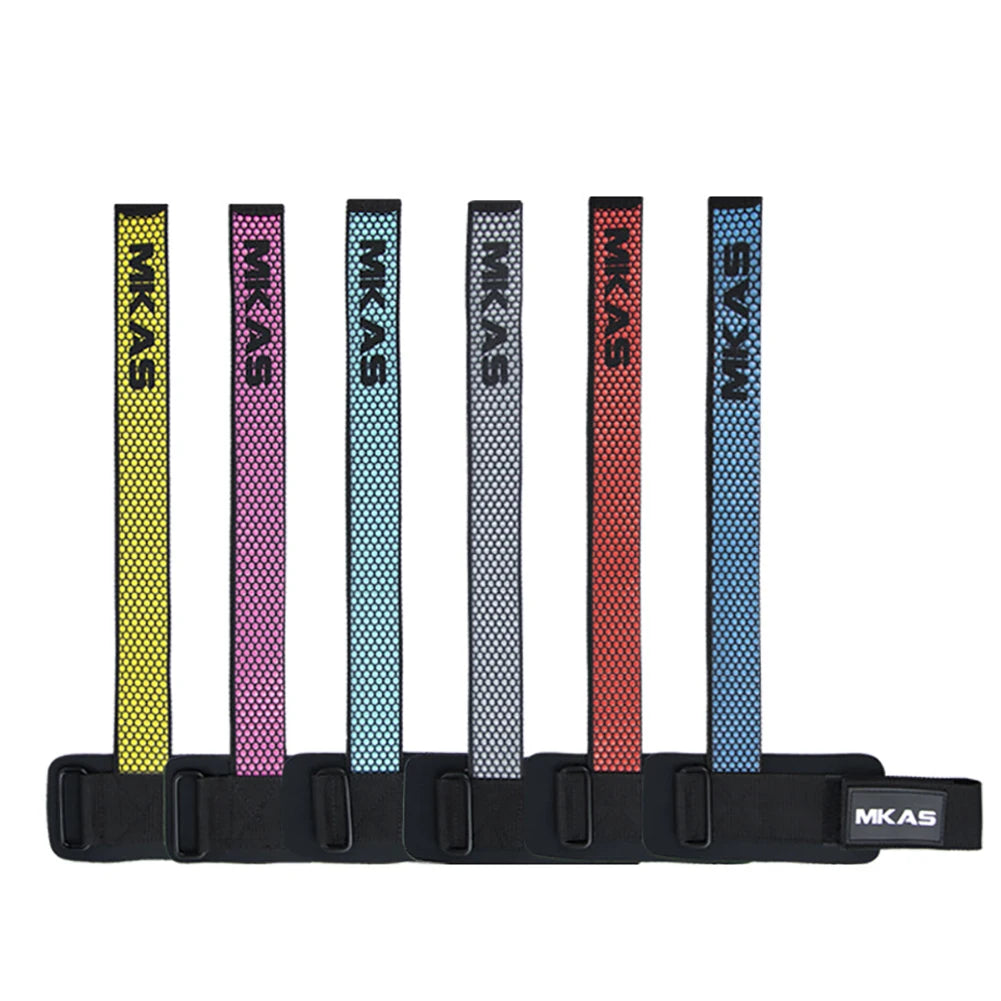 Weight Lifting Wrist Straps Fitness Bodybuilding Training Gym Lifting Straps with Non Slip Flex Gel Grip
