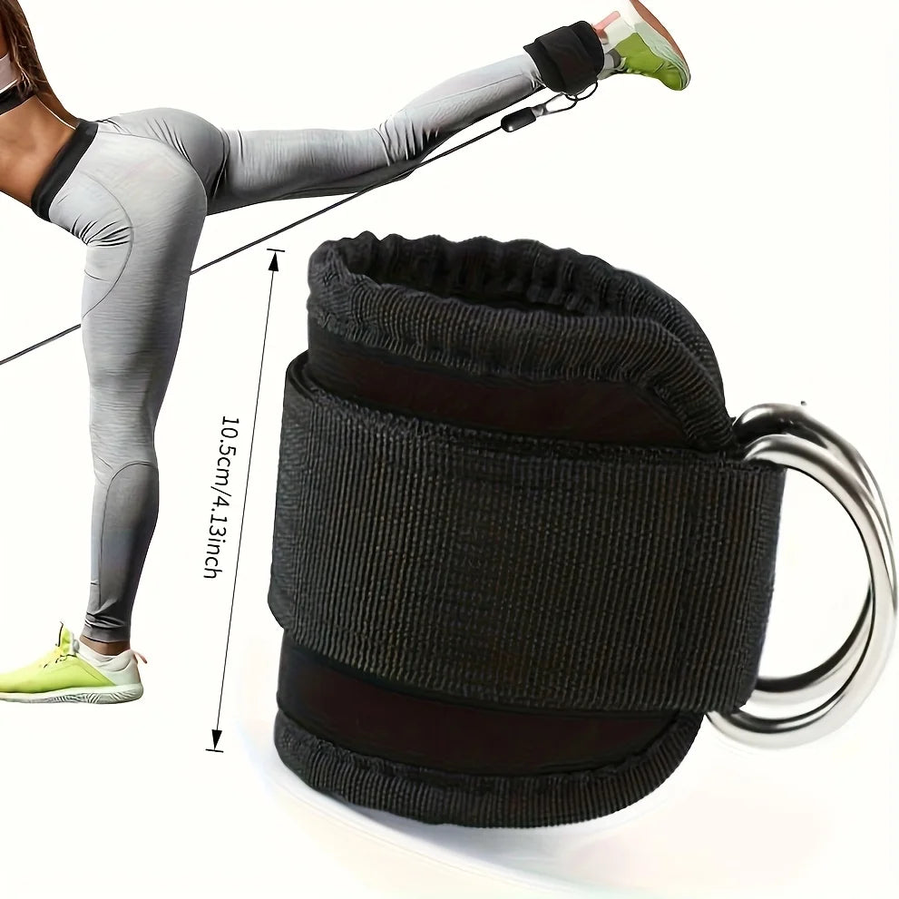 5Pcs Ankle Resistance Bands,Ankle Resistance Bands with Ankle Straps,Fitness Tension Rope,For Leg&Hip Training,Muscle Building,Yoga,Pilates Training