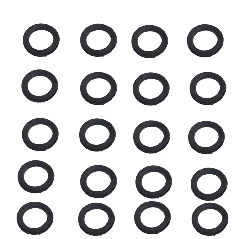 10/20pcs Dumbbell O-ring Weight Lifting Bar Rubber Washers For 1" Spinlock Dumbbell Nut Fitness Spare Accessories