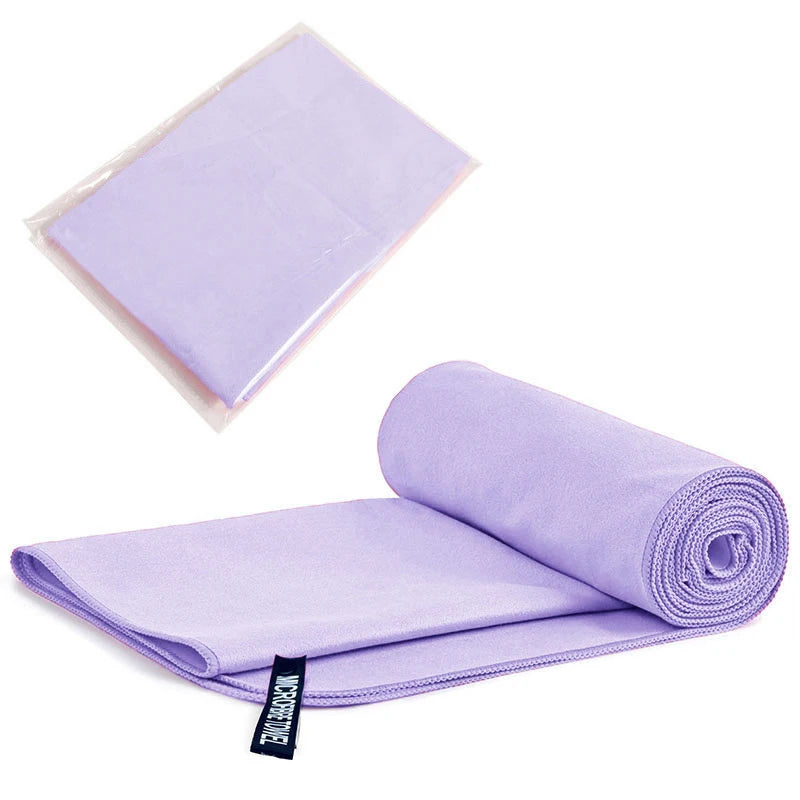 1 PC Sports Microfiber Quick Dry Pocket Towel Portable Ultralight Absorbent Towel For Swimming Pool Gym Fitness Yoga Beach Towel
