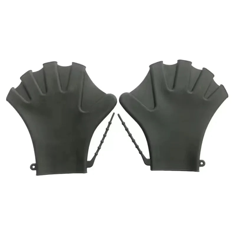 Child Adult Swimming Gloves Webbed Fitness Water Resistance Training Gloves Silicon Swimming Diving Glove Swim Training Mittens