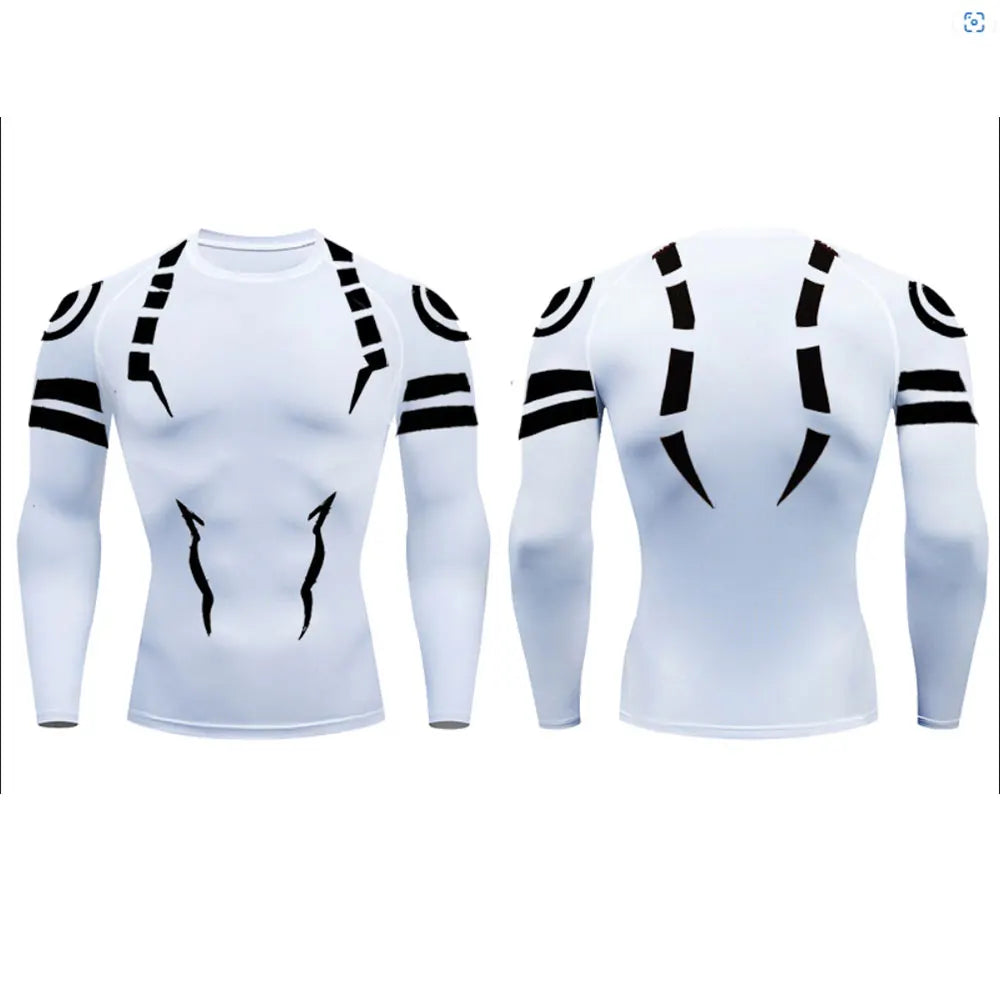 Anime Jujutsu Kaisen Compression Set Fitness Suit