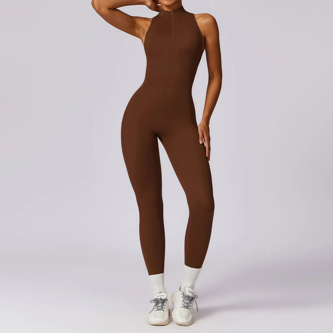 V Back One-piece Suit Women Sports