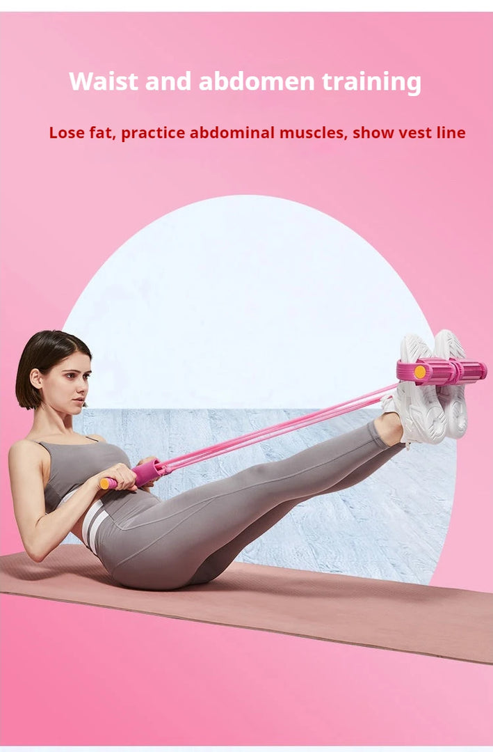 Multifunction Tension Rope Resistance Band Elastic Pedal