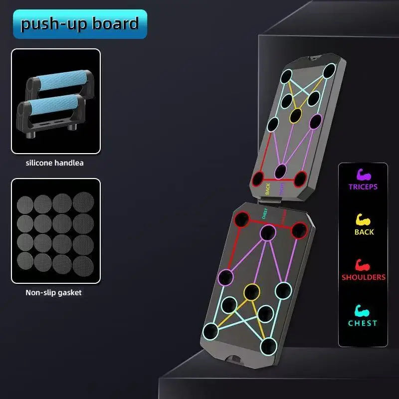 Folding Push-up Board Support Muscle Exercise Multifunctional