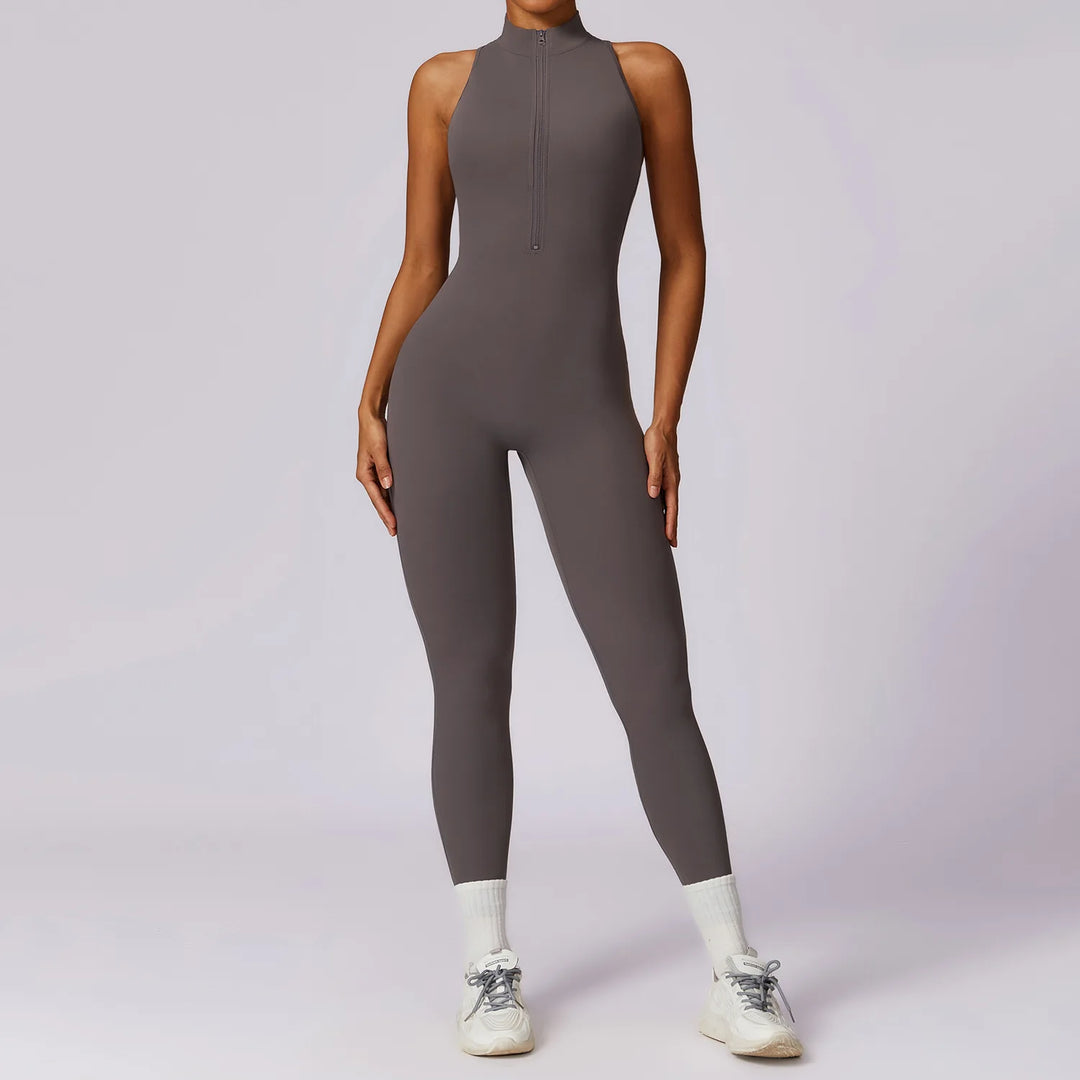 V Back One-piece Suit Women Sports
