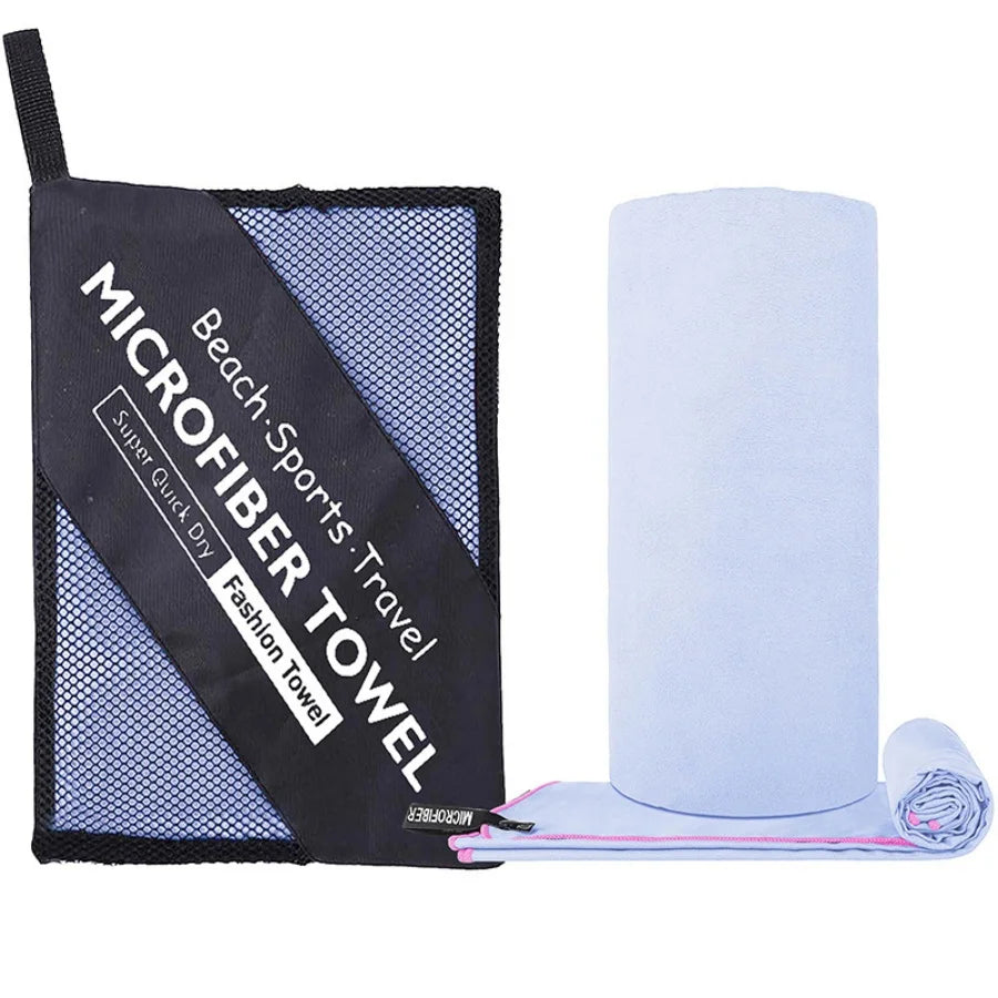 Microfiber Fitness Towel Bath Towel Set Sweat Absorbent Sports Towel  Yoga Towel Fitness Towel Gym Towel  Suitable for Travel