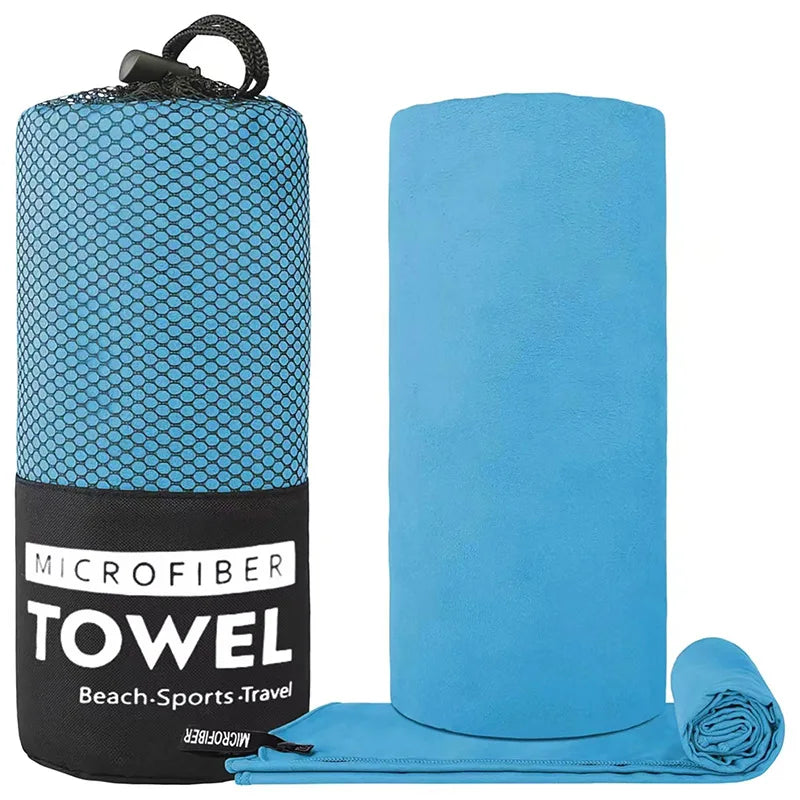 Microfiber Towel 1PC-Quick Dry Super Absorbent&Ultralight for Gym,Swim,Yoga Beach,Camping-Portable Fitness&Pool Accessories