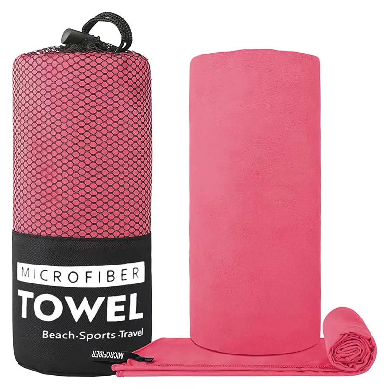 Microfiber Towel 1PC-Quick Dry Super Absorbent&Ultralight for Gym,Swim,Yoga Beach,Camping-Portable Fitness&Pool Accessories