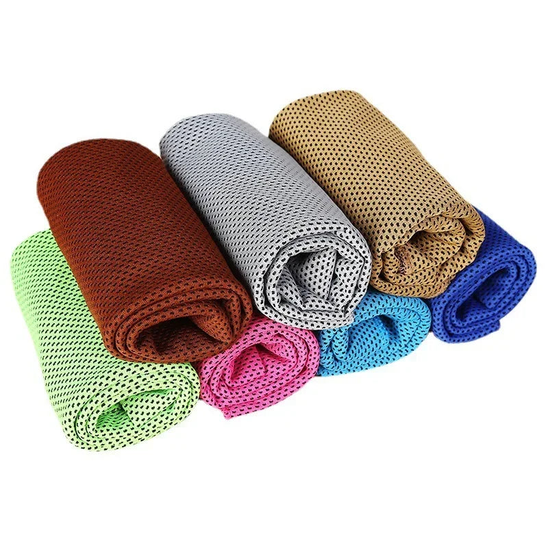 Cooling Towel Instant Relief Microfiber Cool Towels Chilling Neck Wrap for Sports Fitness Camping Cycling Hiking Unisex