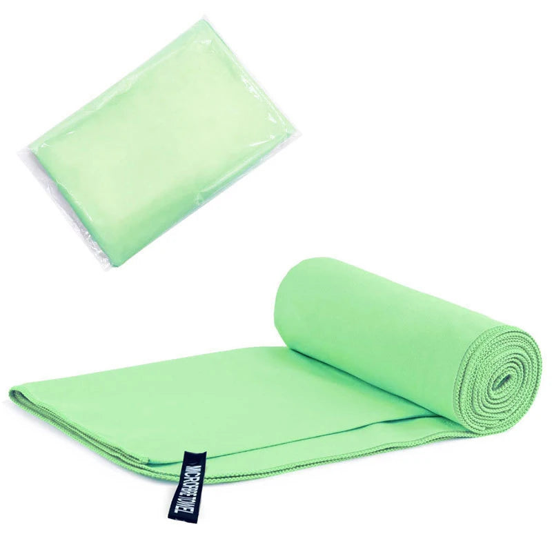 1 PC Sports Microfiber Quick Dry Pocket Towel Portable Ultralight Absorbent Towel For Swimming Pool Gym Fitness Yoga Beach Towel