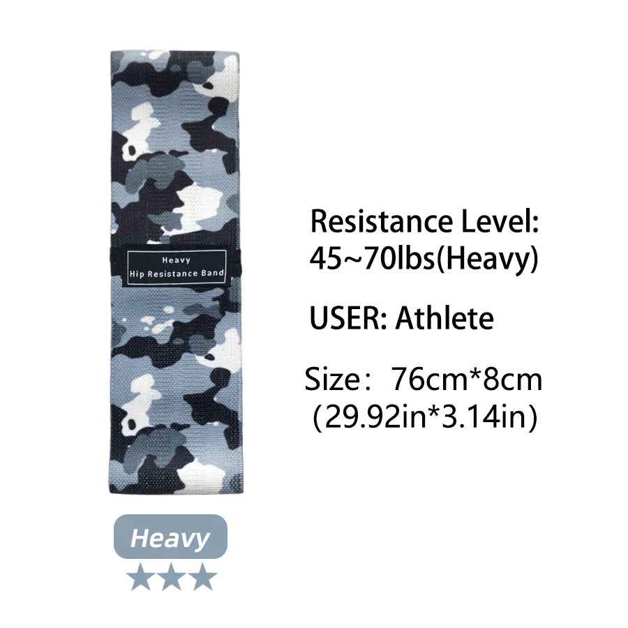 Fabric Resistance Hip Booty Bands Glute Thigh Elastic Workout